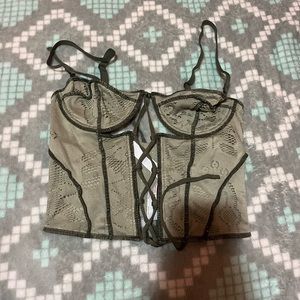 Green corset top size: small